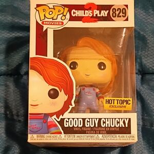 Funko Pop! Movies Child's Play 2 Chucky Figure - Orange Hair, Blue Outfit
